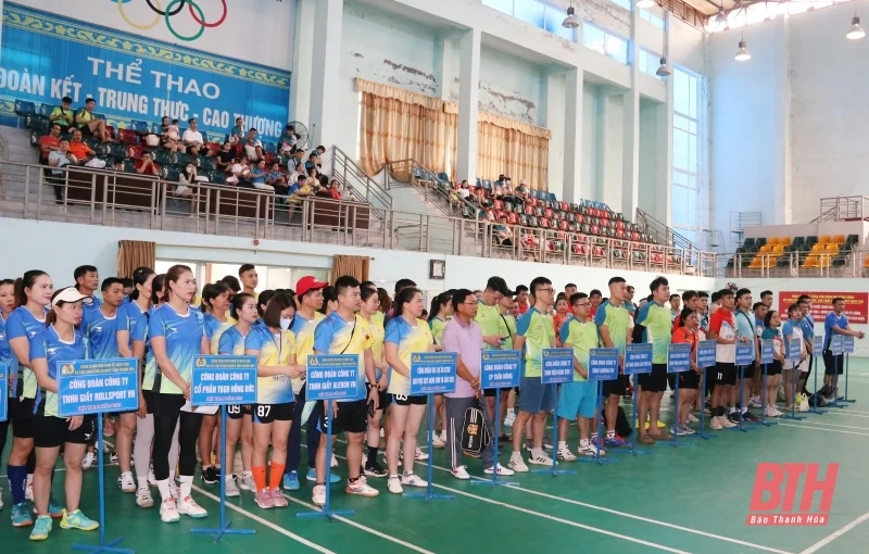 Công đoàn Khu Kinh tế Nghi Sơn và các khu công nghiệp tổ chức Hội thao công nhân, viên chức, lao động năm 2025 