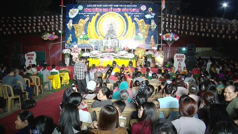 Ban trị sự Giáo hội Phật giáo thị xã Nghi Sơn tổ chức Đại lễ Phật đản Phật lịch 2569 - Dương lịch 2025