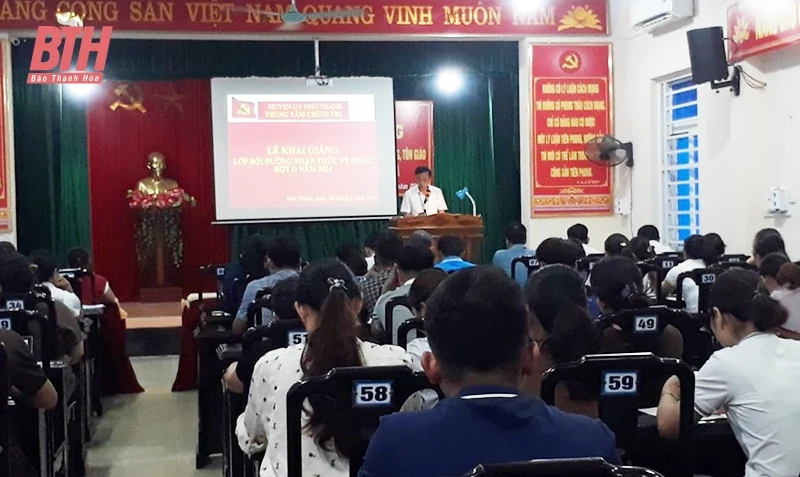 Như Thanh quan tâm phát triển đảng viên mới
