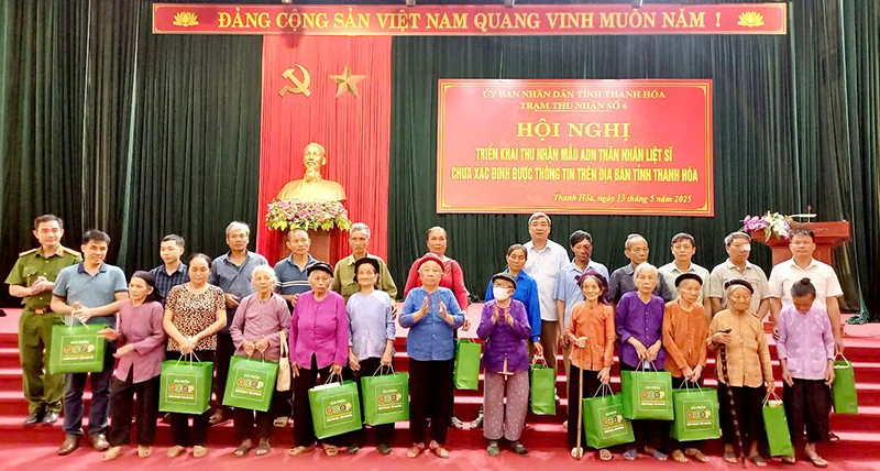 Thu nhận 141 mẫu ADN thân nhân liệt sĩ chưa xác định được danh tính tại địa bàn Trạm thu nhận mẫu ADN số 6 