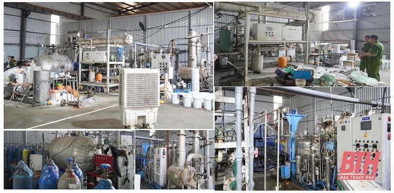 Triệt phá đường dây sản xuất, buôn bán khí N2O liên tỉnh quy mô lớn