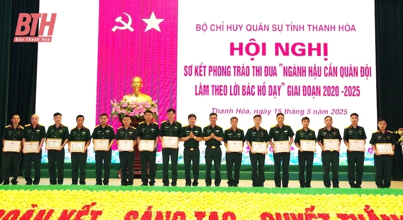 Sơ kết phong trào thi đua “Ngành Hậu cần Quân đội làm theo lời Bác Hồ dạy” giai đoạn 2020-2025