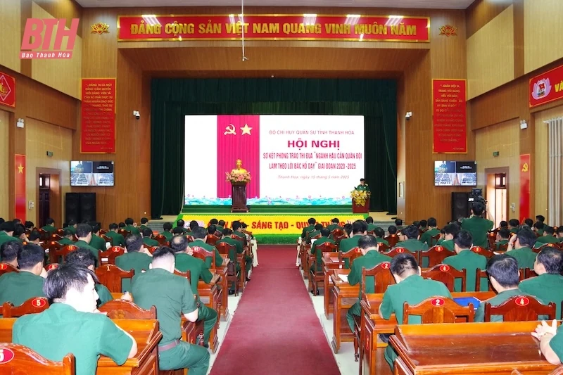 Sơ kết phong trào thi đua “Ngành Hậu cần Quân đội làm theo lời Bác Hồ dạy” giai đoạn 2020-2025