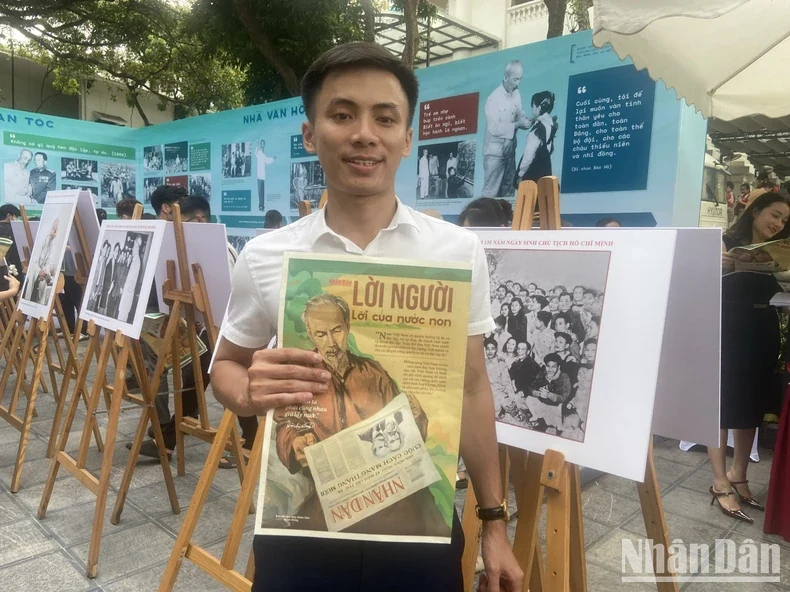 Giới trẻ thích thú với triển lãm ảnh và ấn phẩm đặc biệt kỷ niệm 135 năm Ngày sinh Chủ tịch Hồ Chí Minh