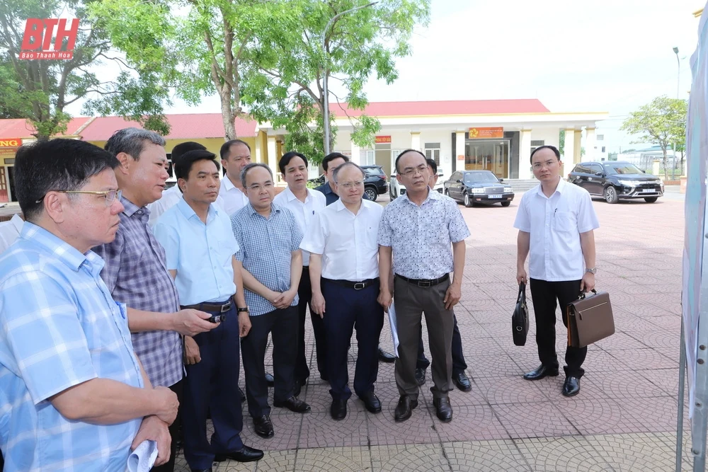 Bí thư Tỉnh ủy Nguyễn Doãn Anh kiểm tra địa điểm bố trí trụ sở làm việc tại TP Thanh Hóa và TP Sầm Sơn sau sắp xếp đơn vị hành chính