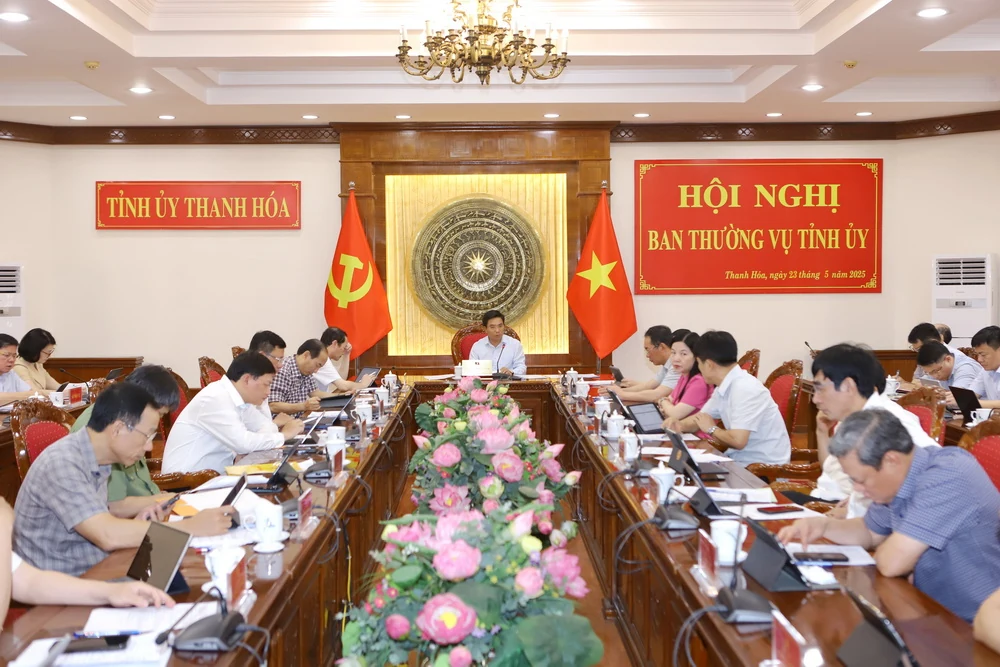 Ban Thường vụ Tỉnh ủy đánh giá kết quả thực hiện các công việc liên quan đến sắp xếp đơn vị hành chính cấp xã