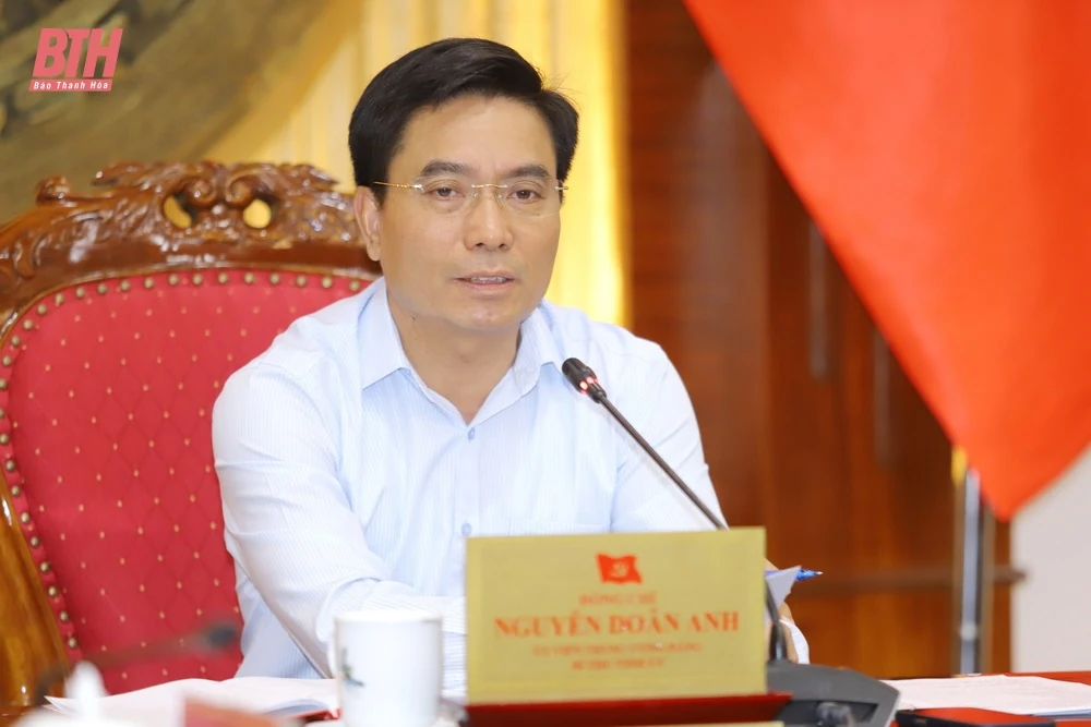 Ban Thường vụ Tỉnh ủy đánh giá kết quả thực hiện các công việc liên quan đến sắp xếp đơn vị hành chính cấp xã