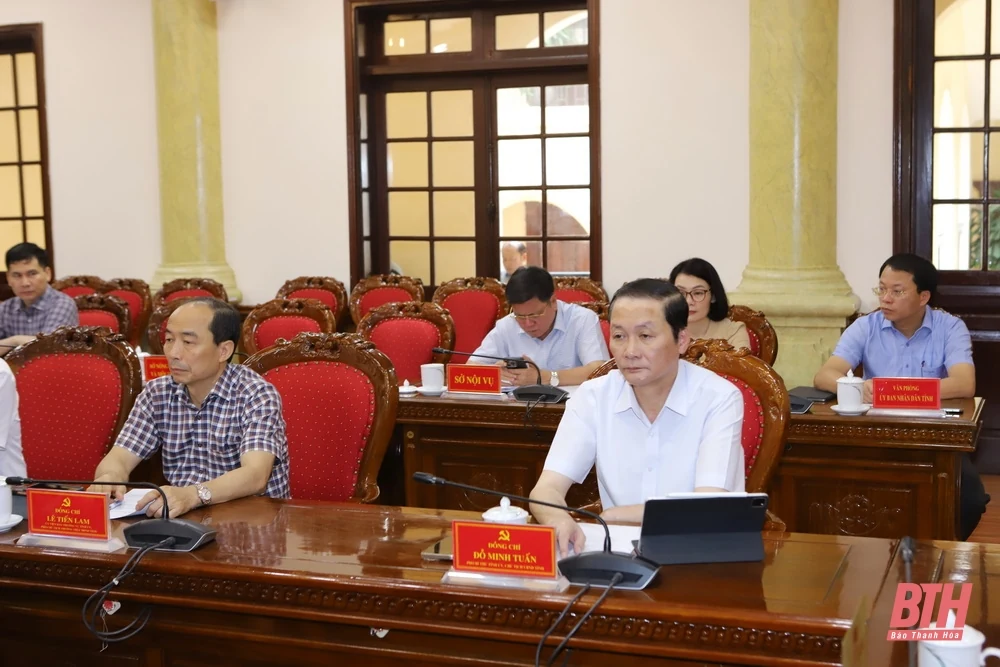 Ban Thường vụ Tỉnh ủy đánh giá kết quả thực hiện các công việc liên quan đến sắp xếp đơn vị hành chính cấp xã