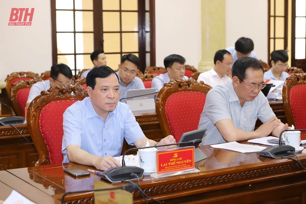 Ban Thường vụ Tỉnh ủy đánh giá kết quả thực hiện các công việc liên quan đến sắp xếp đơn vị hành chính cấp xã