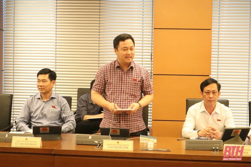 Đoàn ĐBQH Thanh Hóa tham gia góp ý vào các dự án luật 