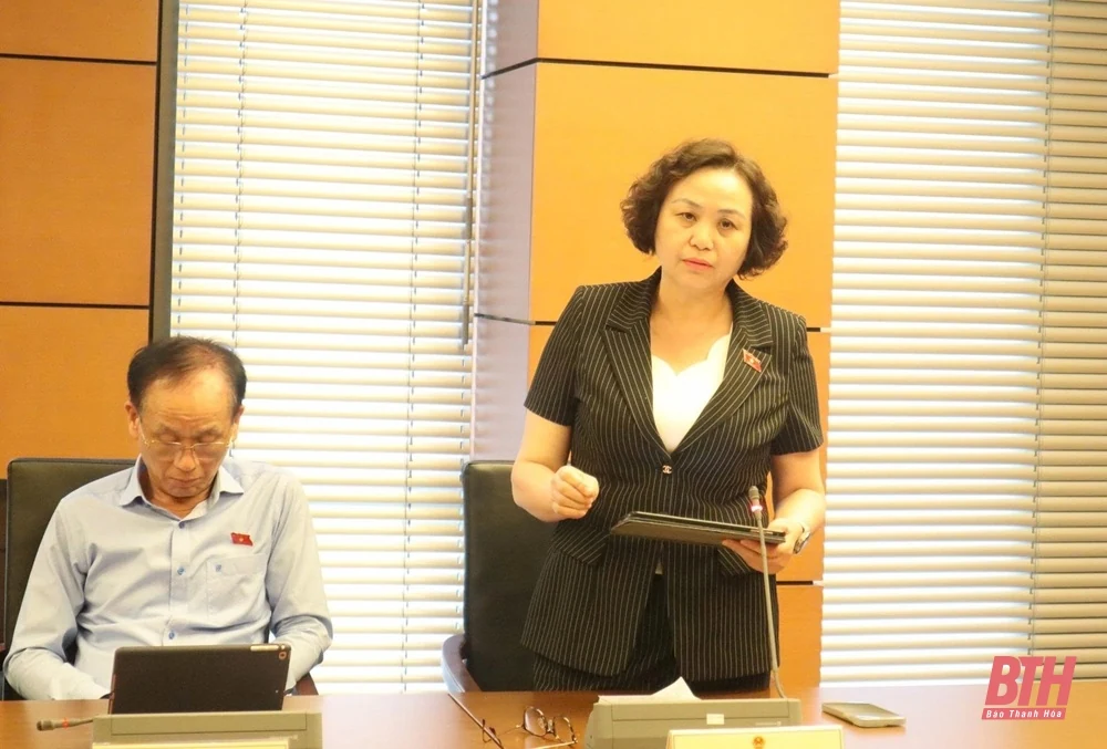 Đoàn ĐBQH Thanh Hoá tham gia góp ý vào các dự thảo nghị quyết