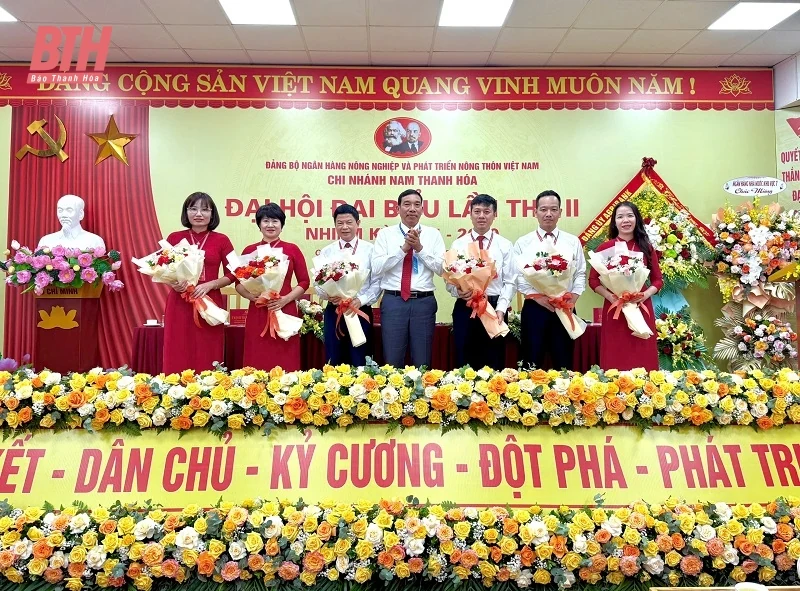 Nhiệm kỳ 2025-2030 Agribank Nam Thanh Hóa phấn đấu hàng năm tăng trưởng 9-11%