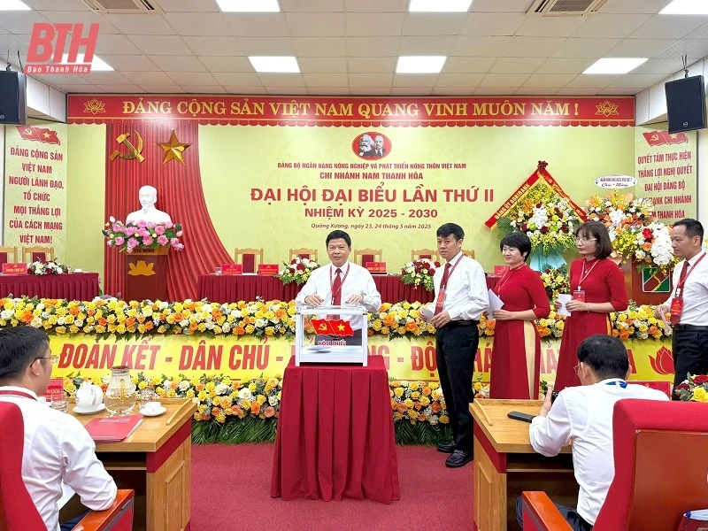 Nhiệm kỳ 2025-2030 Agribank Nam Thanh Hóa phấn đấu hàng năm tăng trưởng 9-11%