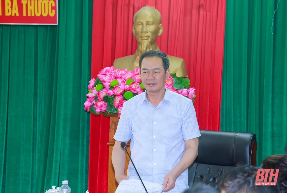 Huyện Bá Thước bảo đảm tiến độ hoàn thành báo cáo sắp xếp đơn vị hành chính cấp xã và xóa nhà tạm, nhà dột nát