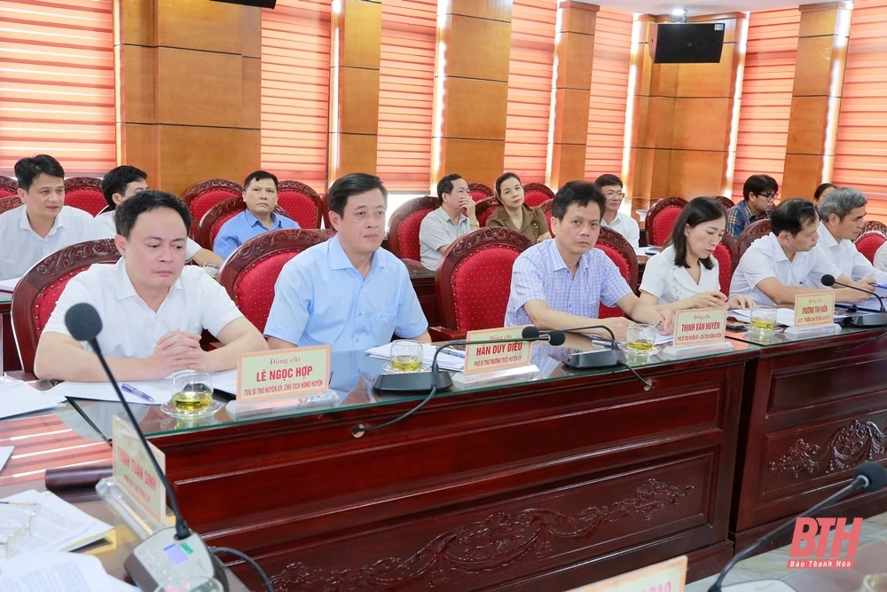 Nga Sơn tập trung bảo đảm tiến độ sắp xếp đơn vị hành chính cấp xã