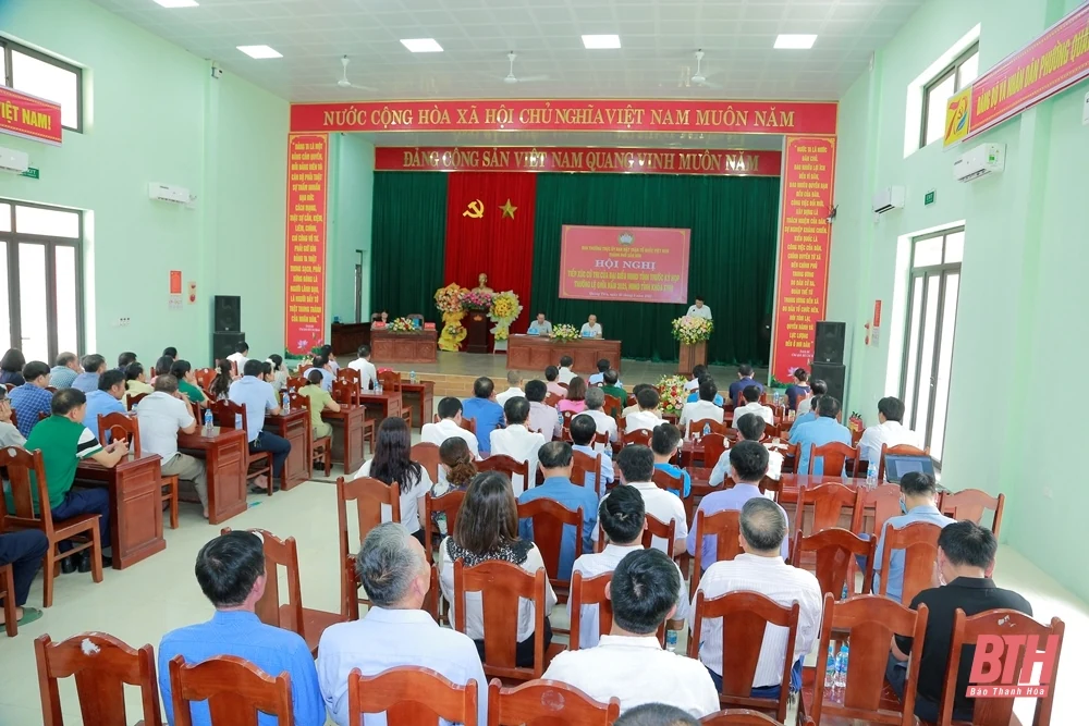 Phó Bí thư Tỉnh ủy Trịnh Tuấn Sinh tiếp xúc cử tri TP Sầm Sơn