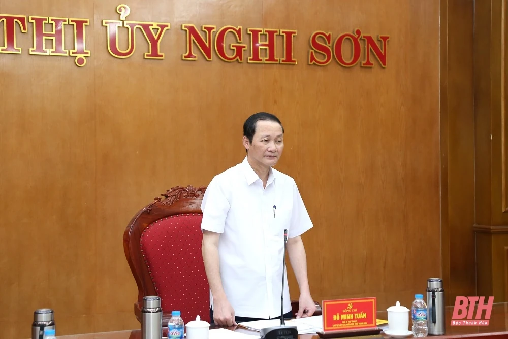 Thị xã Nghi Sơn tập trung làm tốt nhiệm vụ sắp xếp, tổ chức bộ máy theo mô hình chính quyền địa phương 2 cấp