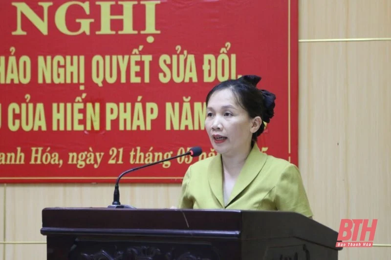 Sở Tư pháp lấy ý kiến về dự thảo Nghị quyết sửa đổi, bổ sung một số điều của Hiến pháp 2013