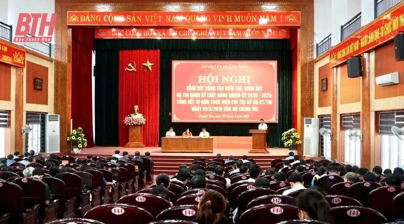 Huyện Hoằng Hóa tổng kết 10 năm thực hiện Chỉ thị số 05 của Bộ Chính trị