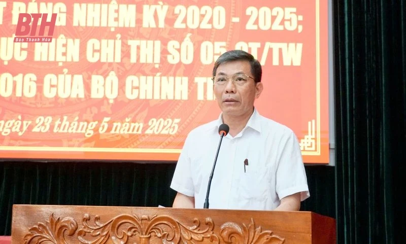 Huyện Hoằng Hóa tổng kết 10 năm thực hiện Chỉ thị số 05 của Bộ Chính trị