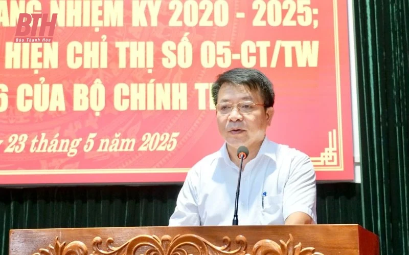 Huyện Hoằng Hóa tổng kết 10 năm thực hiện Chỉ thị số 05 của Bộ Chính trị