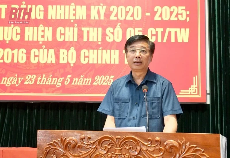 Huyện Hoằng Hóa tổng kết 10 năm thực hiện Chỉ thị số 05 của Bộ Chính trị