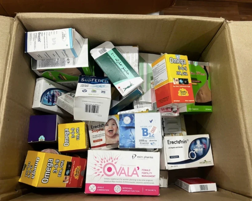 Sẽ cập nhật lên website các sản phẩm thực phẩm chức năng giả