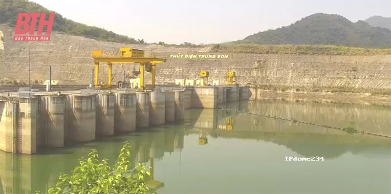 Thủy điện Trung Sơn bảo đảm cung ứng nước, phát điện trong mùa cạn 2024-2025