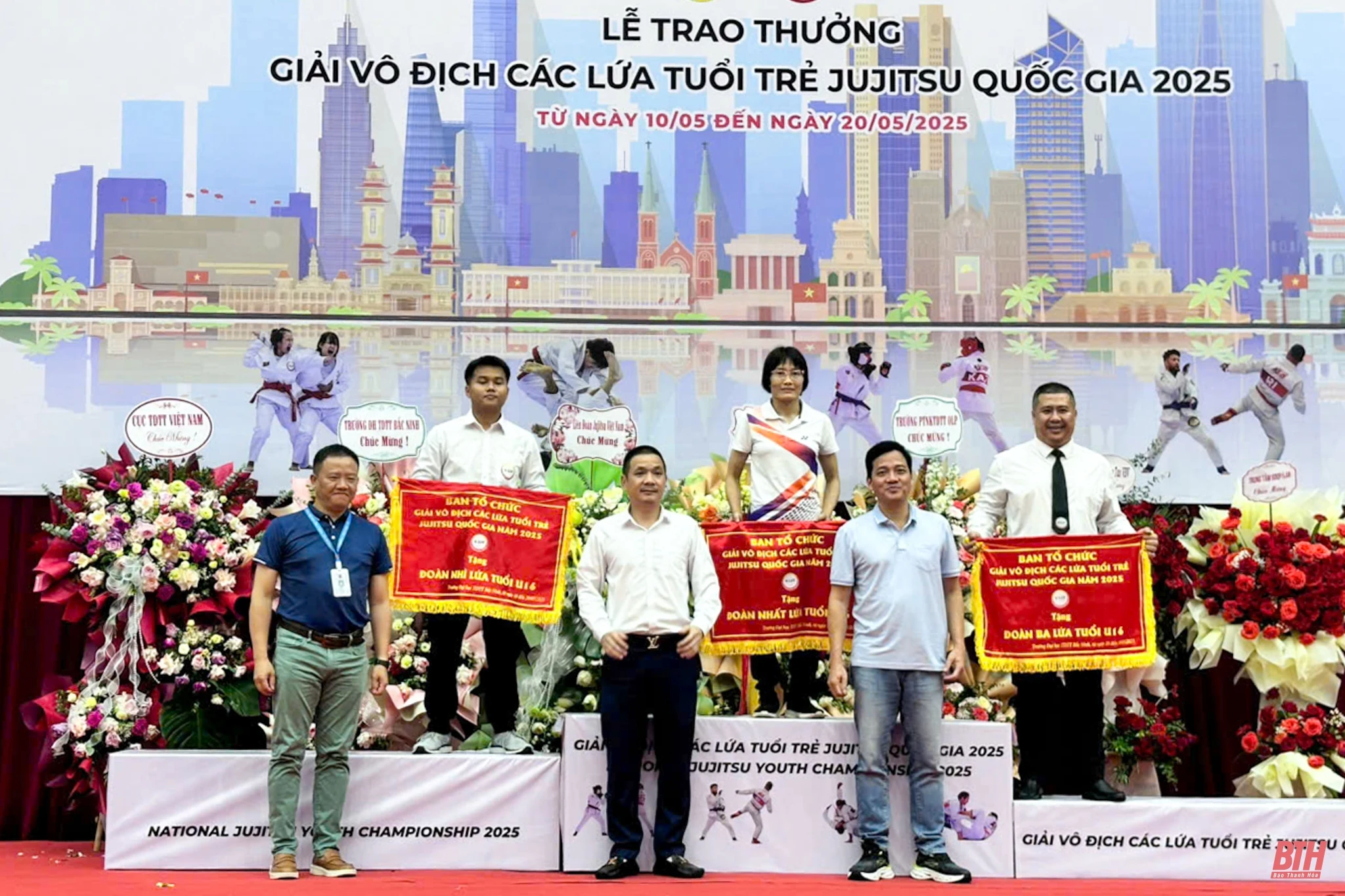 Thanh Hoá xếp hạng ba lứa tuổi U16 tại Giải vô địch các lứa tuổi trẻ JuJitsu quốc gia 2025
