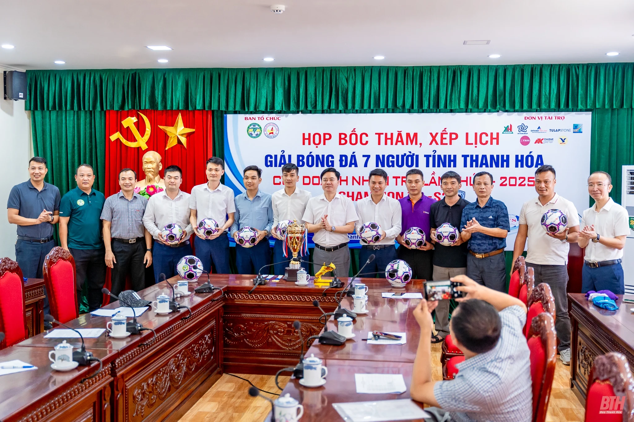 Giải Bóng đá 7 người tỉnh Thanh Hoá - Cúp Doanh nhân trẻ lần thứ II năm 2025 chính thức khởi động