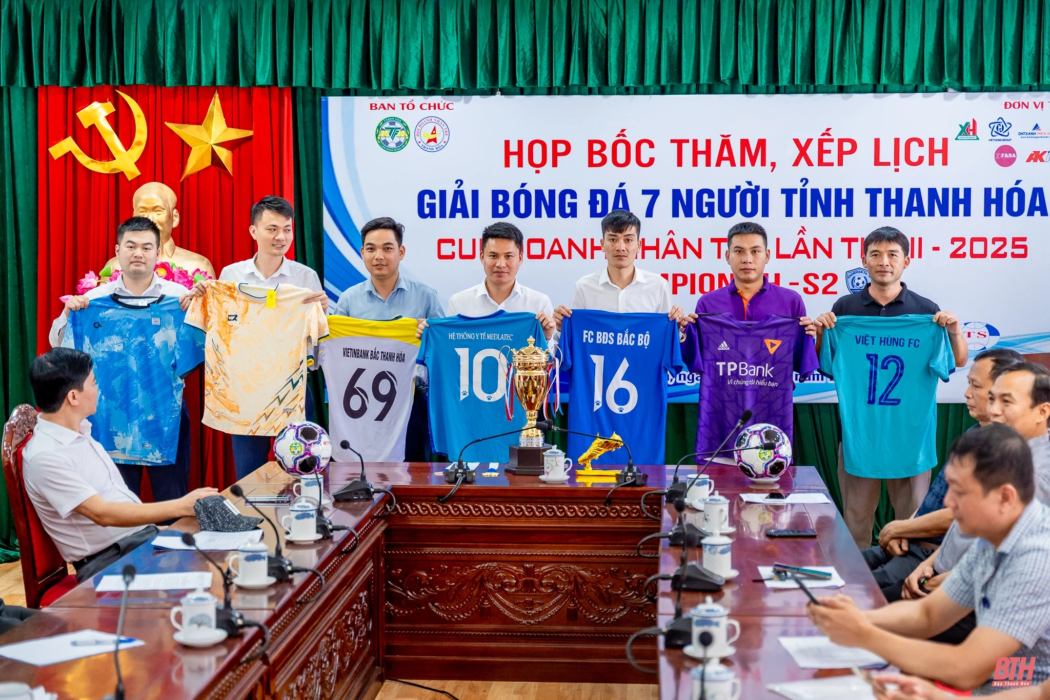 Giải Bóng đá 7 người tỉnh Thanh Hoá - Cúp Doanh nhân trẻ lần thứ II năm 2025 chính thức khởi động