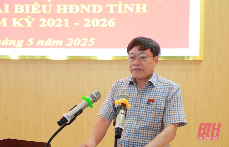 Tổ đại biểu HĐND tỉnh tiếp xúc cử tri huyện Quan Hóa