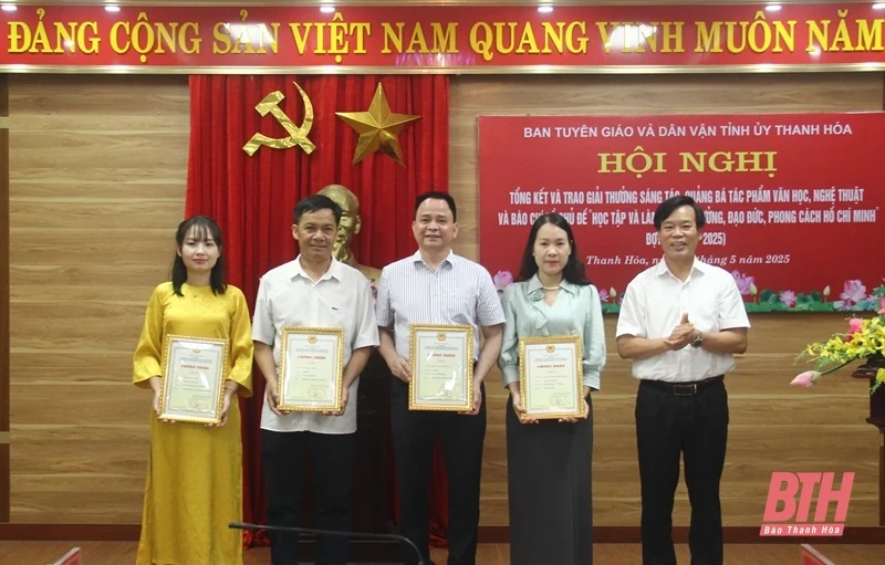 Trao giải thưởng sáng tác, quảng bá về chủ đề “Học tập và làm theo tư tưởng, đạo đức, phong cách Hồ Chí Minh”