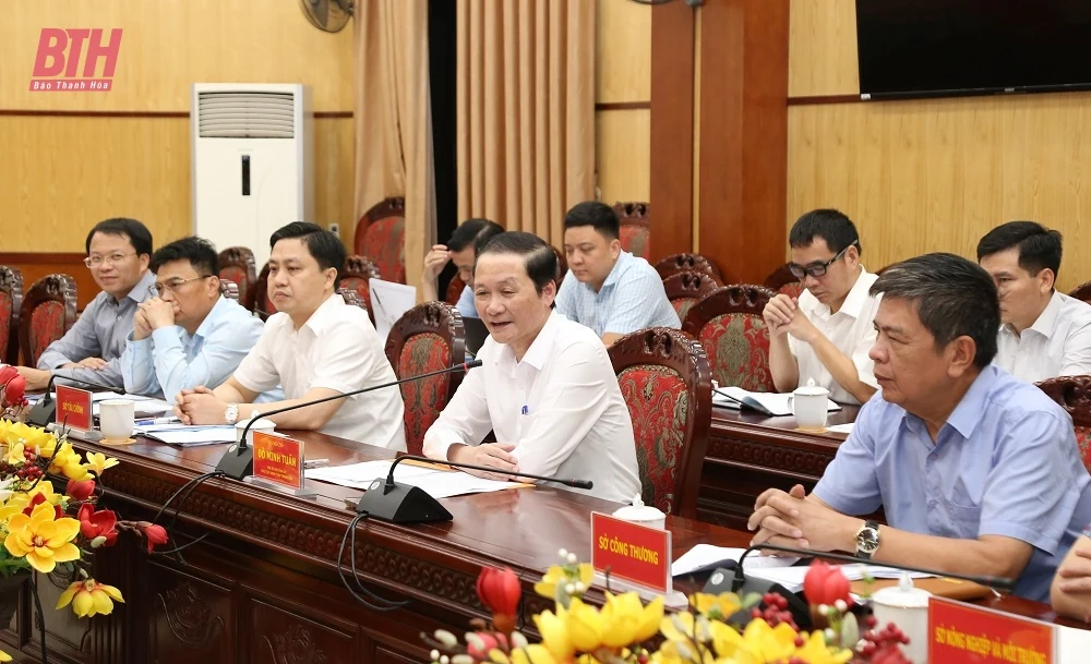 Chủ tịch UBND tỉnh Đỗ Minh Tuấn tiếp và làm việc với Tập đoàn Công nghiệp Than - Khoáng sản Việt Nam