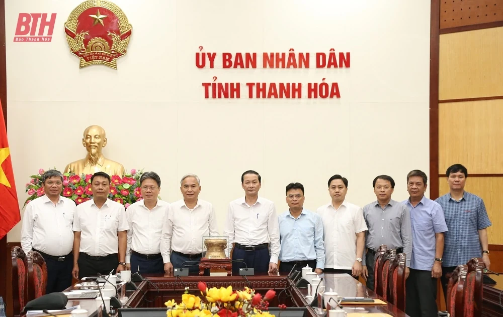 Chủ tịch UBND tỉnh Đỗ Minh Tuấn tiếp và làm việc với Tập đoàn Công nghiệp Than - Khoáng sản Việt Nam