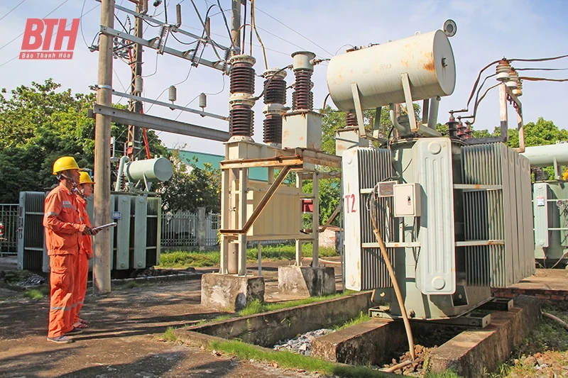 Điện lực Hậu Lộc đảm bảo cấp điện mùa nắng nóng