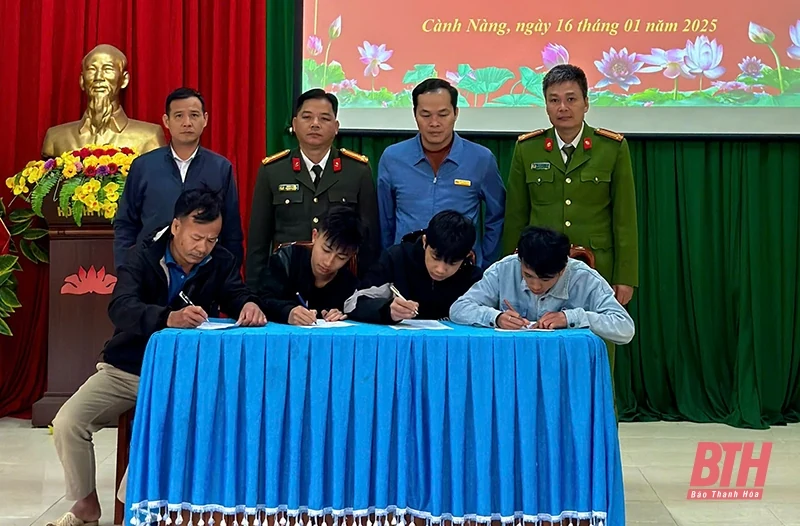 Hiệu quả phong trào “Toàn dân bảo vệ an ninh Tổ quốc” ở thị trấn Cành Nàng