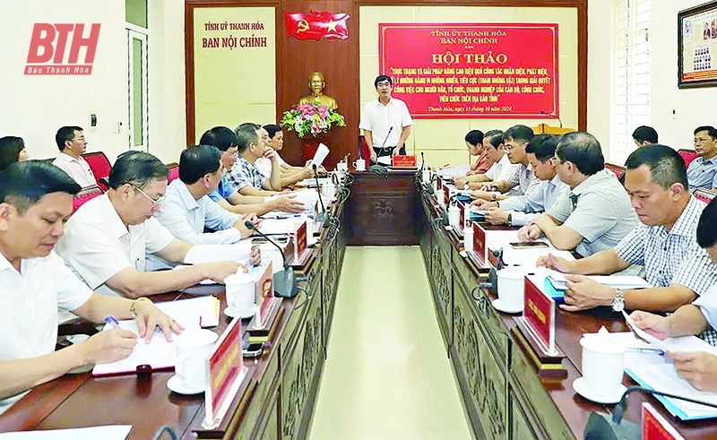 Tăng cường sự lãnh đạo của Đảng - phòng ngừa tiêu cực trong giải quyết công việc