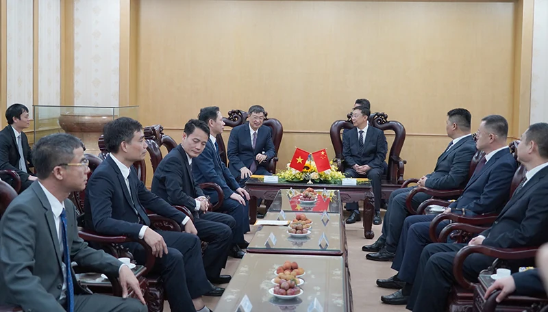 Hội đàm giữa Công an tỉnh Thanh Hóa và Công an tỉnh Hắc Long Giang (Trung Quốc)