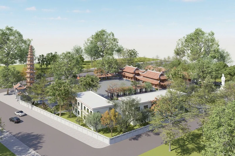 Lễ động thổ và phát động tu bổ, tôn tạo di tích Đình - Chùa làng Bùi