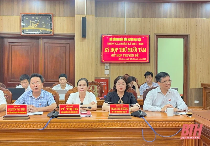 HĐND huyện Hậu Lộc bãi bỏ Nghị quyết về chủ trương đầu tư một số chương trình, dự án đầu tư công giai đoạn 2021-2026 