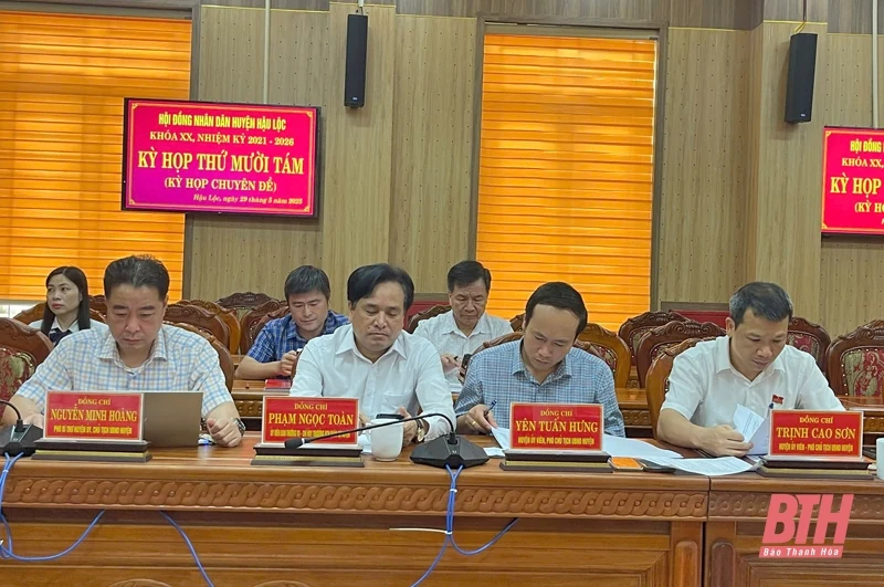 HĐND huyện Hậu Lộc bãi bỏ Nghị quyết về chủ trương đầu tư một số chương trình, dự án đầu tư công giai đoạn 2021-2026 