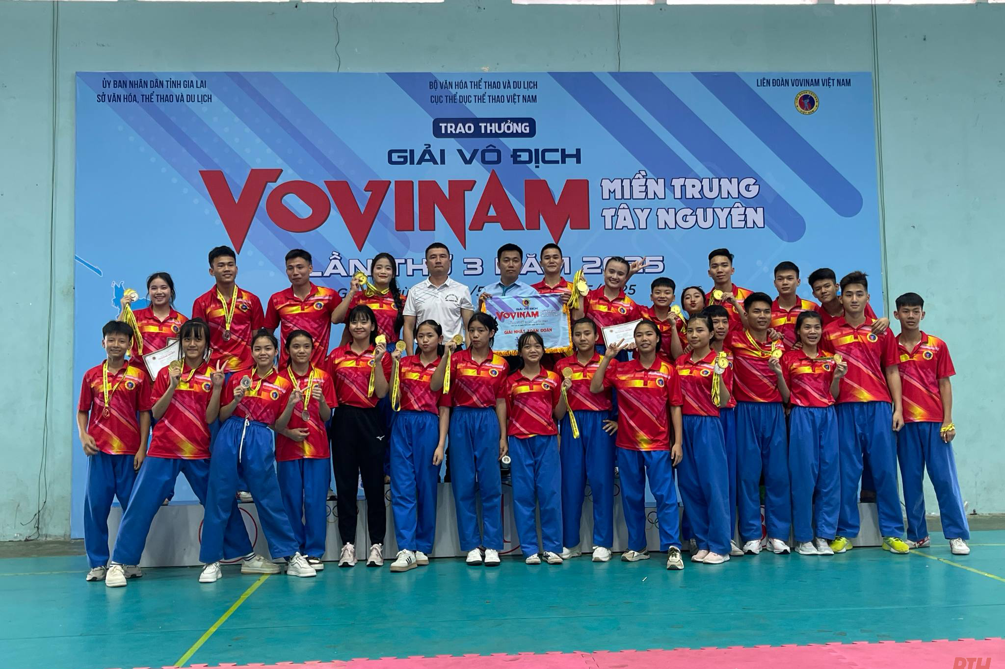 Thanh Hoá lần thứ 3 liên tiếp giành ngôi Nhất toàn đoàn tại giải Vô địch Vovinam miền Trung - Tây Nguyên 2025
