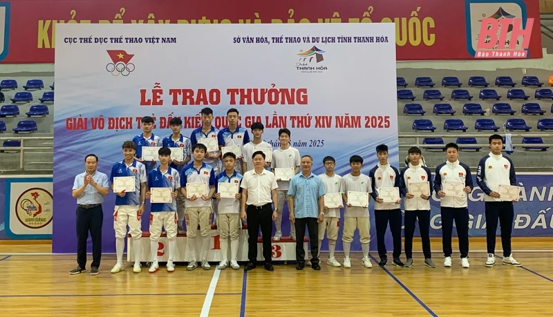 Thanh Hoá đoạt giải Nhì toàn đoàn tại Giải vô địch trẻ Đấu kiếm quốc gia