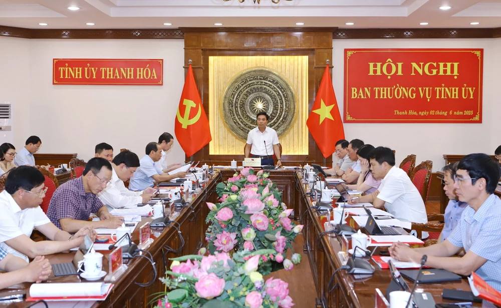 Ban Thường vụ Tỉnh ủy cho ý kiến vào Đề án sắp xếp Thanh tra tỉnh tinh, gọn, mạnh, hiệu năng, hiệu lực, hiệu quả