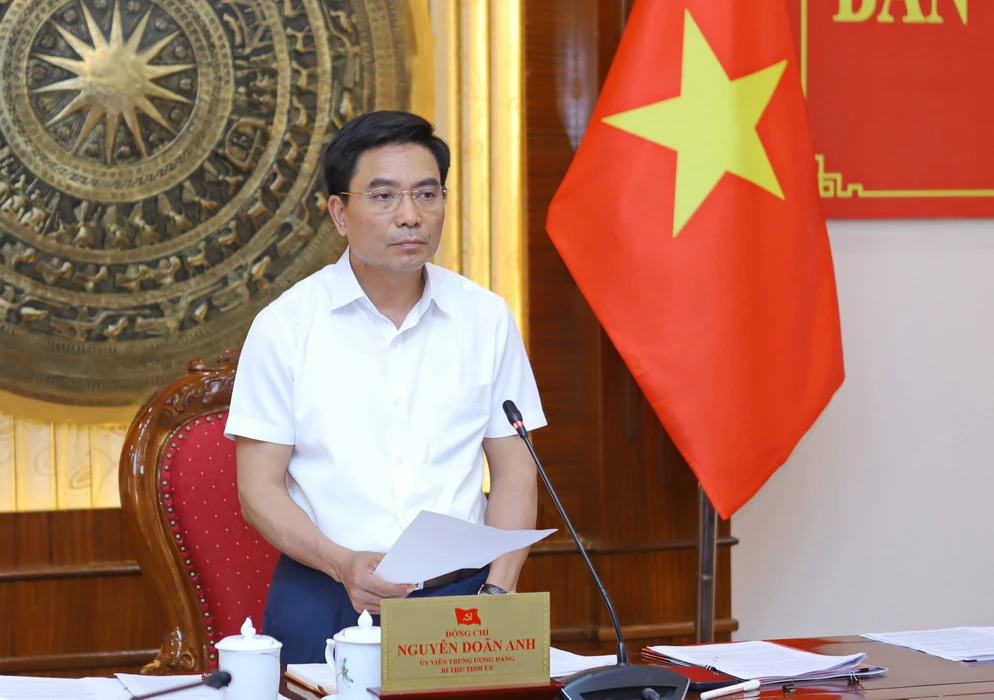 Ban Thường vụ Tỉnh ủy cho ý kiến vào Đề án sắp xếp Thanh tra tỉnh tinh, gọn, mạnh, hiệu năng, hiệu lực, hiệu quả