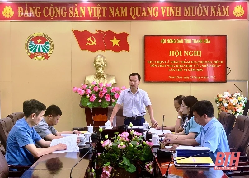 Hội nghị xét chọn cá nhân tham gia Chương trình tôn vinh “Nhà Khoa học của Nhà nông” lần thứ VI năm 2025