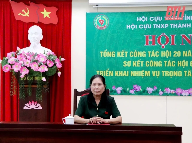Hội Cựu TNXP TP Thanh Hóa tổng kết hoạt động 20 năm thành lập và triển khai nhiệm vụ 6 tháng cuối năm 2025