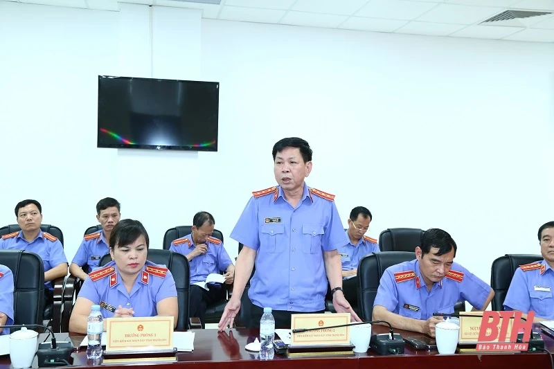 Công bố kết luận kiểm tra chuyên đề án hình sự tạm đình chỉ