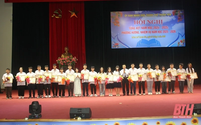 Chất lượng giáo dục toàn diện của TP Thanh Hóa tiếp tục dẫn đầu toàn tỉnh